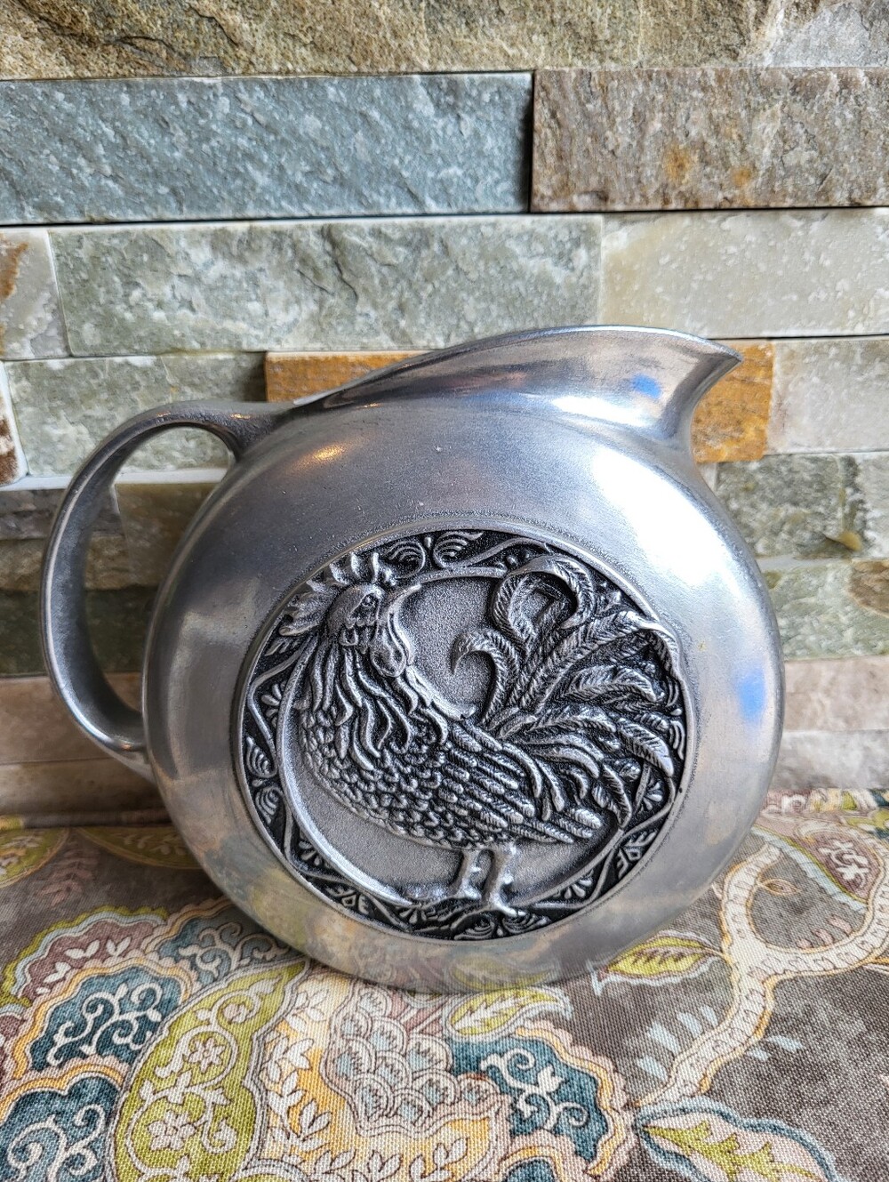 Carson Statesmetal Rooster Pitcher